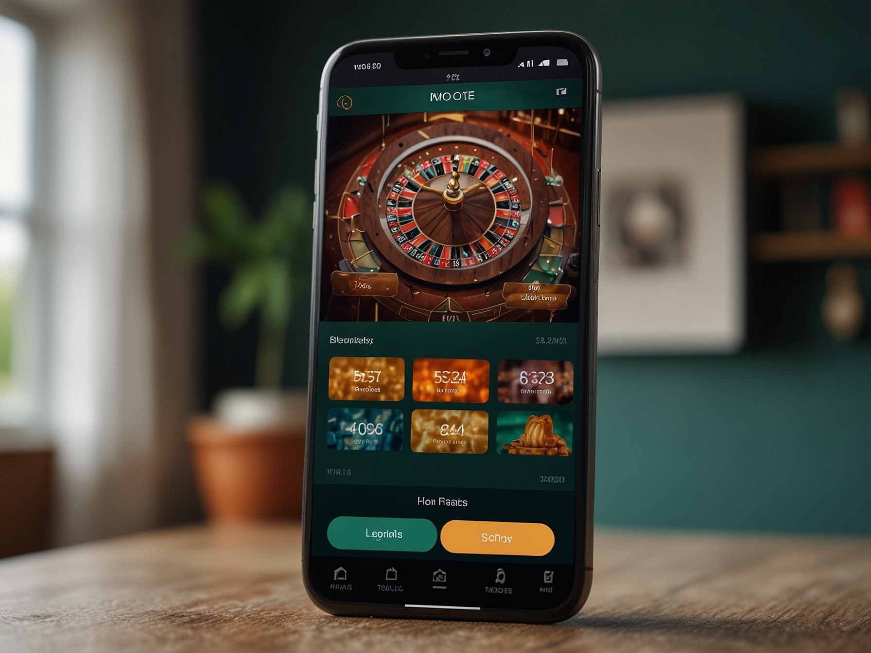 Mobile app hero showing app on phone